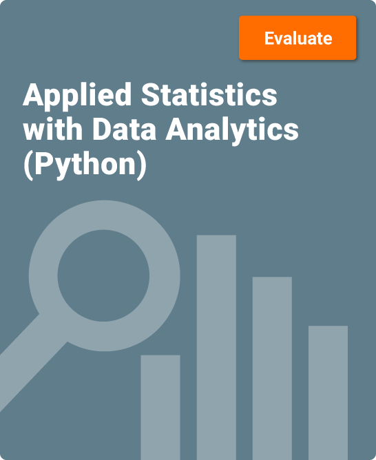 Applied Statistics with Data Analytics (Python) Cover Art