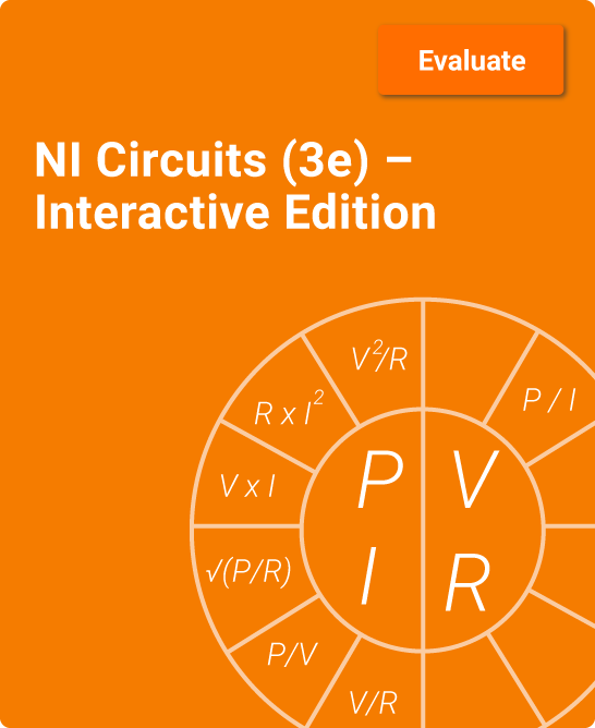 zyBook - NI Circuits (3e) – Interactive Edition Cover Art