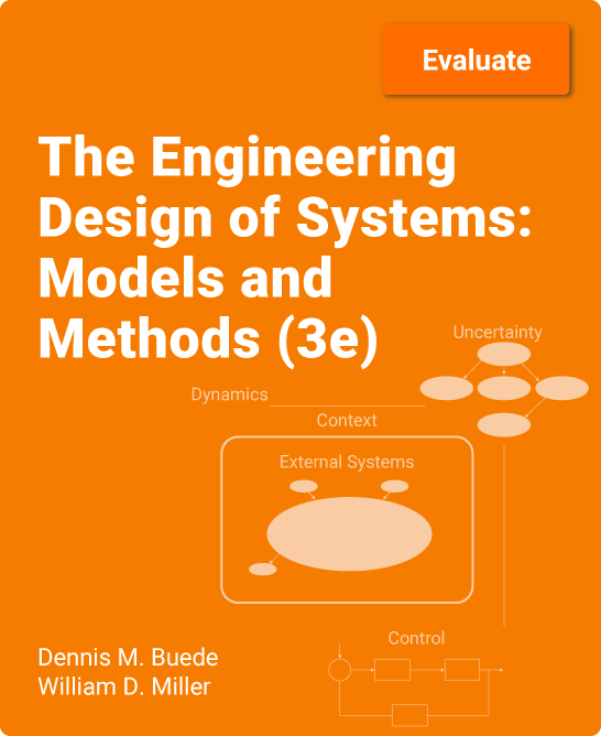 The Engineering Design of Systems Models and Methods, 3rd Edition zyBooks