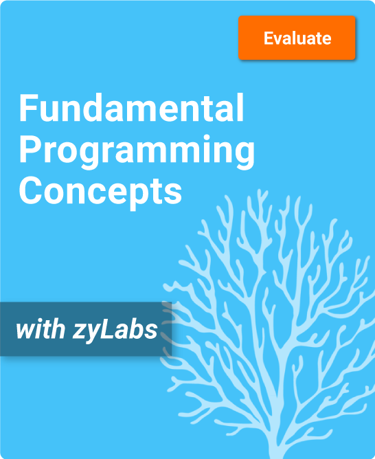 zyBook - Fundamental Programming Concepts