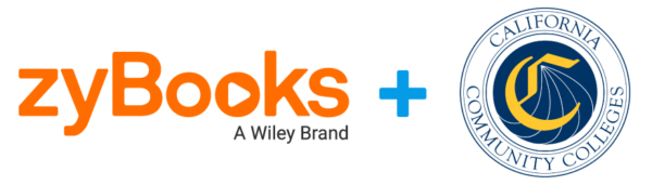 zyBooks + Community Colleges of CA Logos
